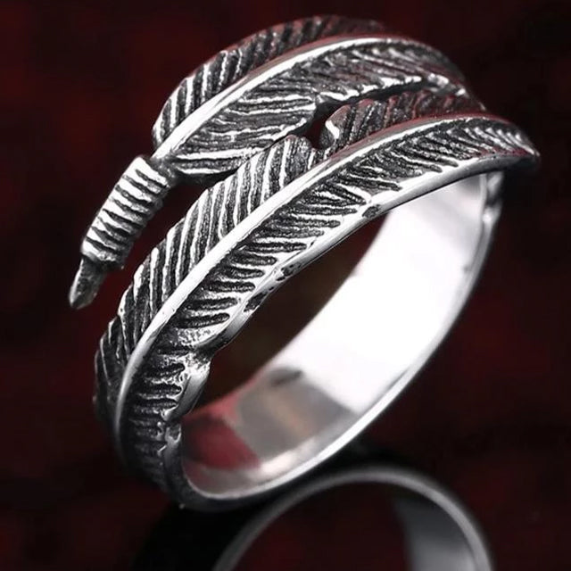 Simple Feather Ring