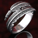 Simple Feather Ring