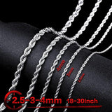Trendy Twisted Chain Necklace