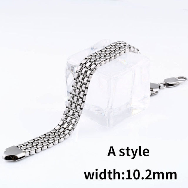 Square Titanium Steel Bracelet
