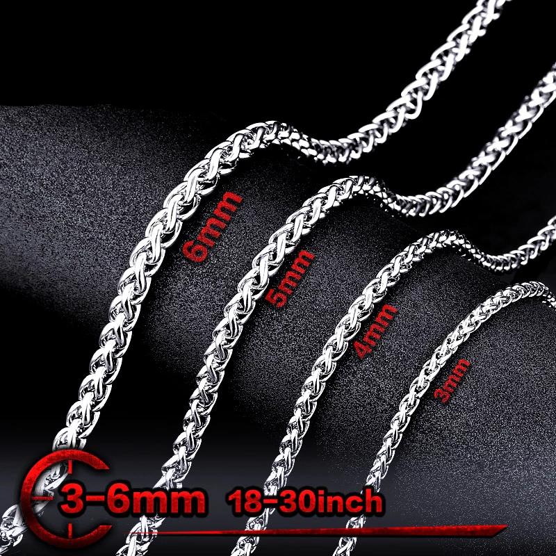 Stainless Steel Necklace 3/4mm