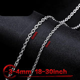 Men's Necklace 3mm/4mm