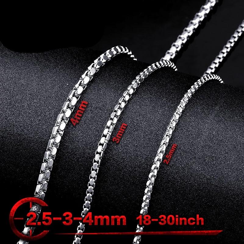 Stainless Steel Necklace 2.5mm/3mm/4mm