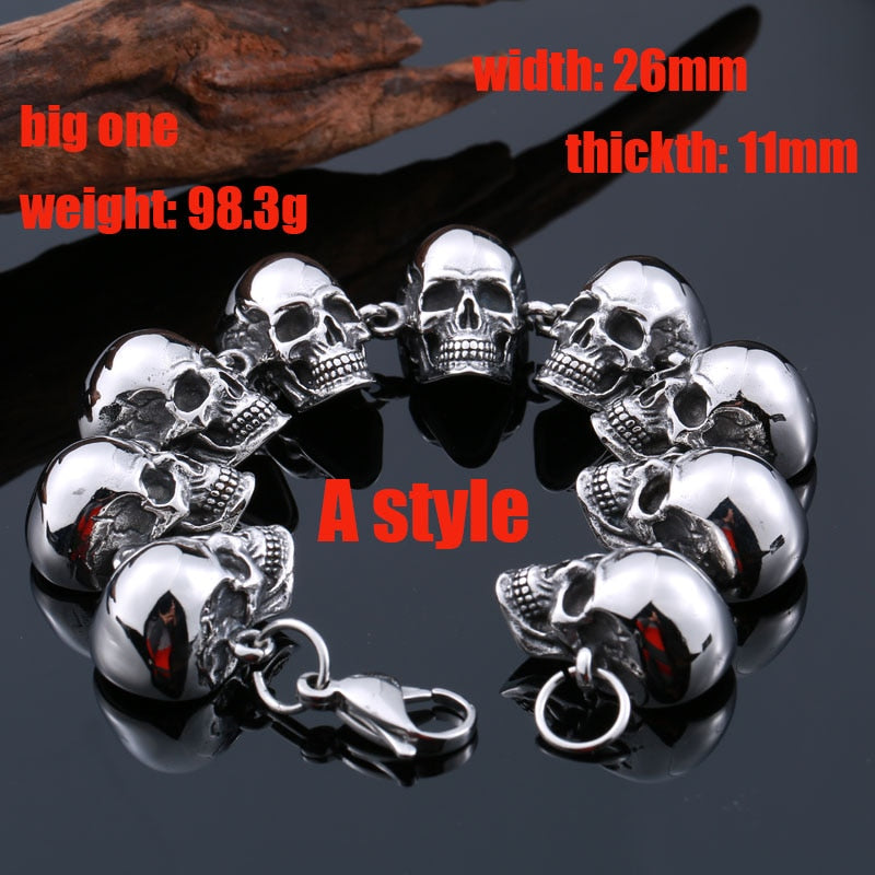 Cool Dragon Skull Bracelet