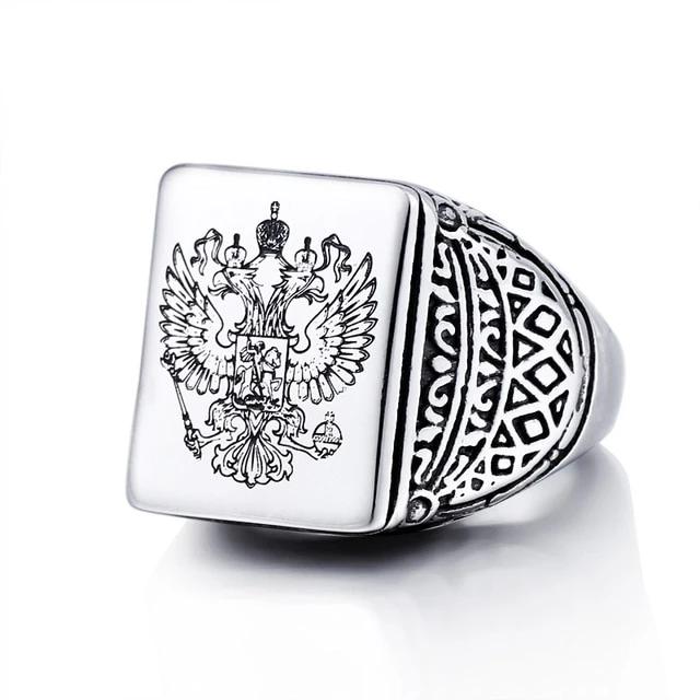 Russian Emblem Ring