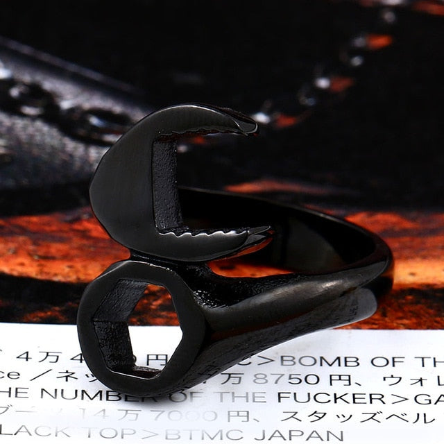 Punk Biker Wrench Man