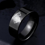 Ice Wolf Ring