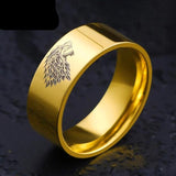 Ice Wolf Ring