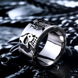 Half-Skull Gothic Ring