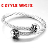 Stainless Steel Skull Bangles