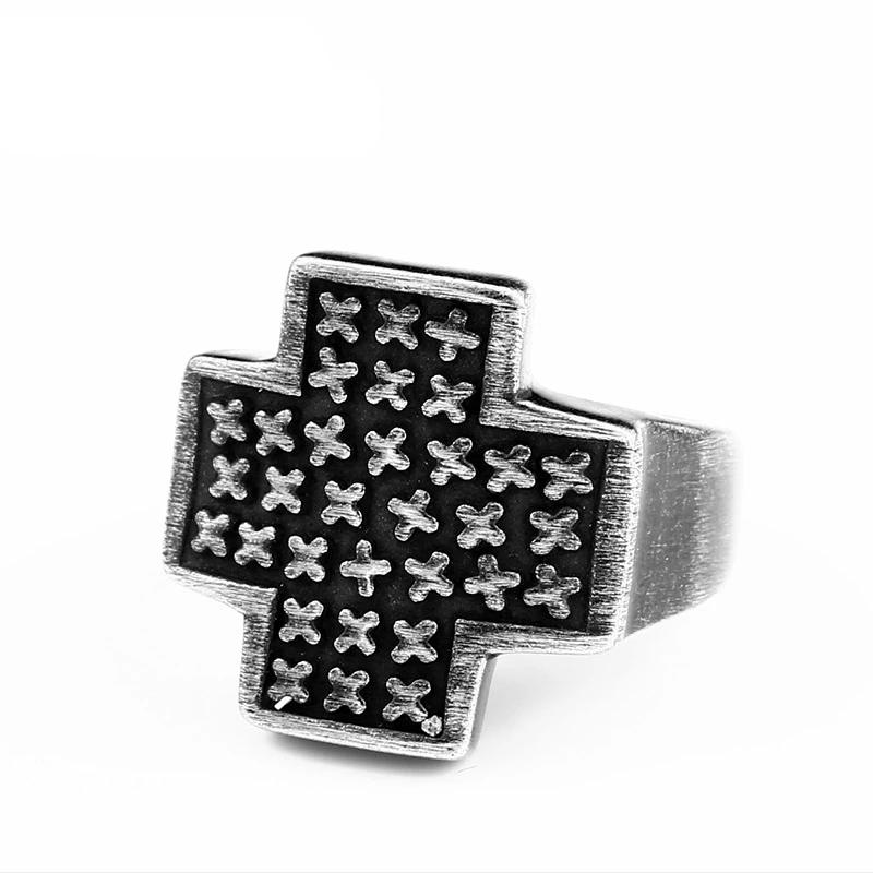 Pentagram Cross Ring