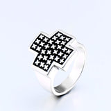 Pentagram Cross Ring