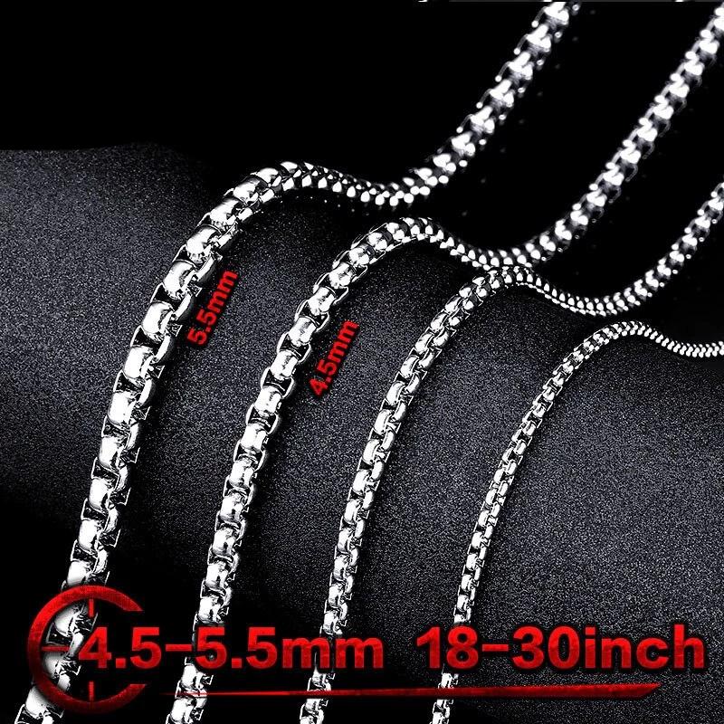 Chain Necklace 2.5mm-5.5mm
