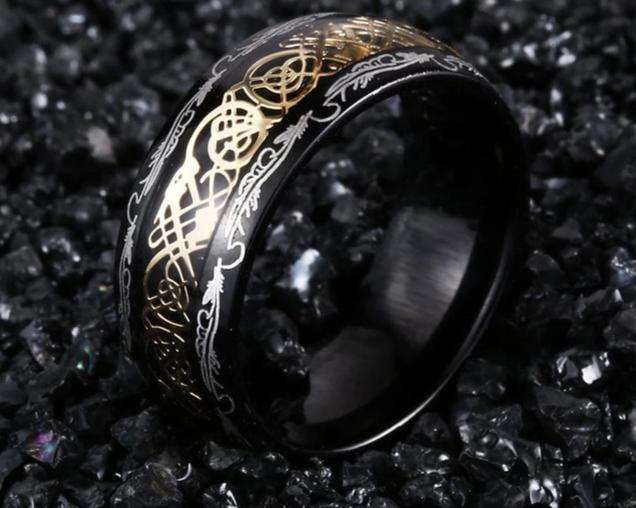 Golden Dragon Ring